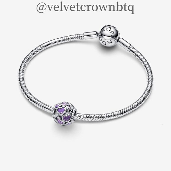 Pandora Openwork Hearts Mum Charm - Picture 3 of 5